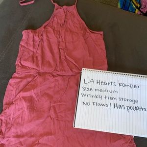 L.A hearts romper